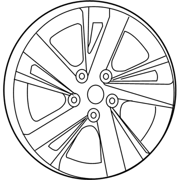 Nissan 40300-3TA4A Aluminum Wheel
