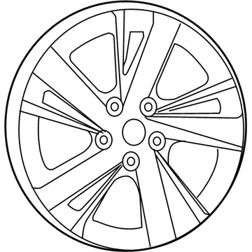 Nissan 40300-9HP2B Aluminum Wheel