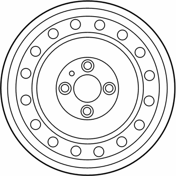 Nissan 40300-3TA0B Wheel Assy-Disc