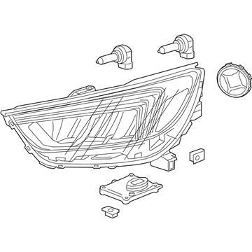 GM 42679381 Front Headlight Assembly
