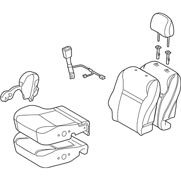 GM 19185013 Seat Assembly