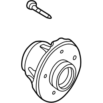 Infiniti 40202-4P000 Road Wheel Hub Assembly, Front