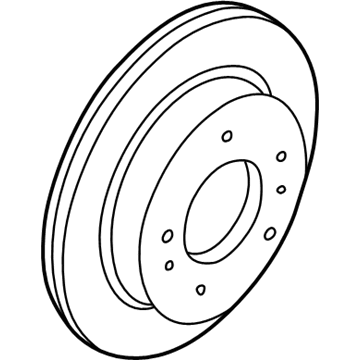 Nissan 40206-3WS1B Rotor Disc Brake Front