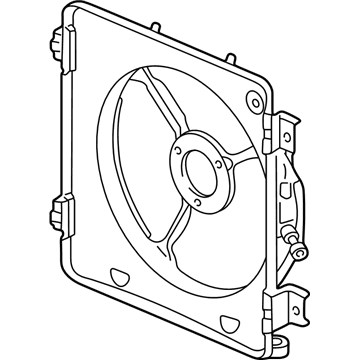 Honda 80161-S04-000 Shroud, Condenser Fan