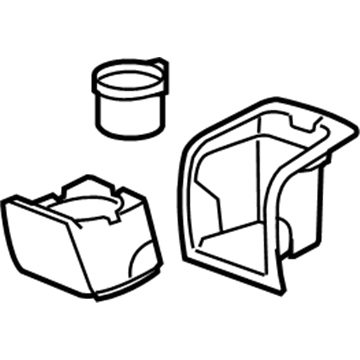 GM 15255364 Holder, Rear Seat Cup