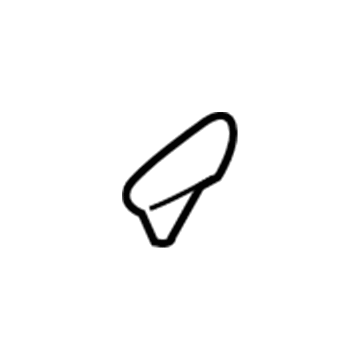 Nissan 87468-1FA0A Knob RECLINING