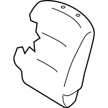 Nissan 87670-1FD6A Trim Assembly-Front Seat Back