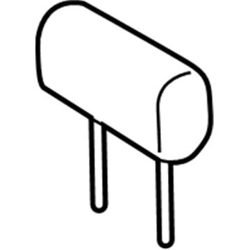 Nissan 86400-1FA1A HEADREST-Front
