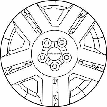 Mopar 1SZ55PAKAB Wheel Cover