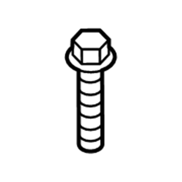 Mopar 6509605AA Screw-Tapping HEXAGON FLANGE Head