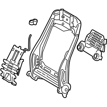 Toyota 71103-07010 Seat Back Frame