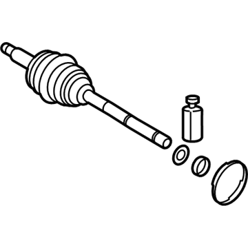 Hyundai 49525-K9100 Joint & Shaft Kit-Front Axle W