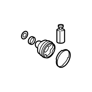 Hyundai 49542-K9100 Boot Kit-FR Axle Diff Side, RH