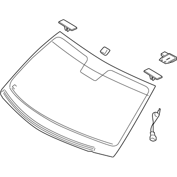 Kia 861103T500 Windshield Glass Assembly