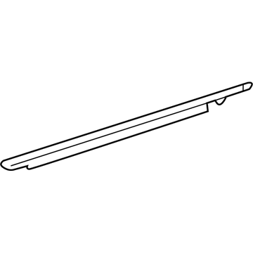 Mopar 5303657AE WEATHERSTRIP-Front Door Belt Outer