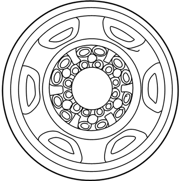 Nissan 40300-3B010 Wheel Assy-Disc