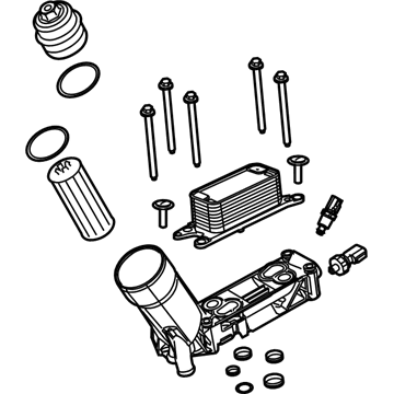 Mopar 68105583AG ENGINE OIL FILTER