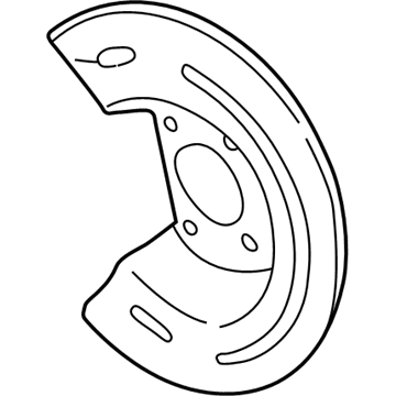 GM 18017714 Shield, Rear Brake