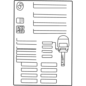 BMW 01-39-9-791-197 Stick-On Label