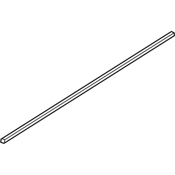Hyundai 82220-F2000 Weatherstrip Assembly-Front Door Belt Outside RH