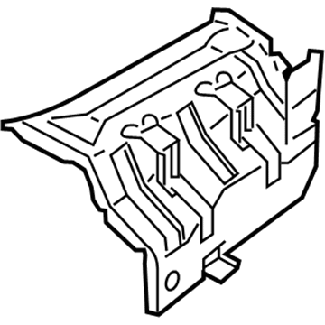 Infiniti 74531-1MA0A Floor-Rear, Rear Side LH