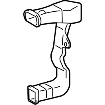 Lexus G92D6-30010 Duct, Hybrid Battery Intake, No.6