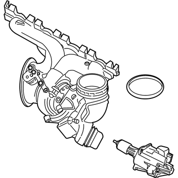 BMW 11-65-8-629-966 EXCHANGE TURBOCHARGER WITH E