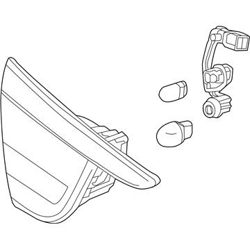 GM 22985775 Back Up Lamp Assembly