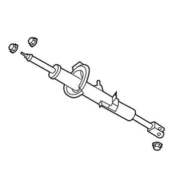 Infiniti E6110-1BD0B ABSORBER Kit-Shock, Front