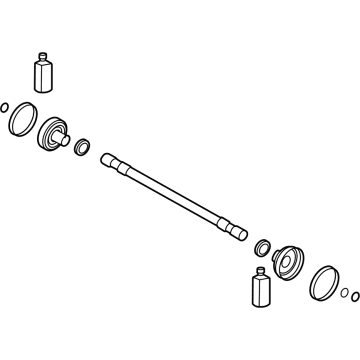 Hyundai 498L7-GI000 SHAFT KIT, LH