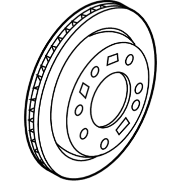 Kia 58411D3000 Disc Assembly-Rear Brake