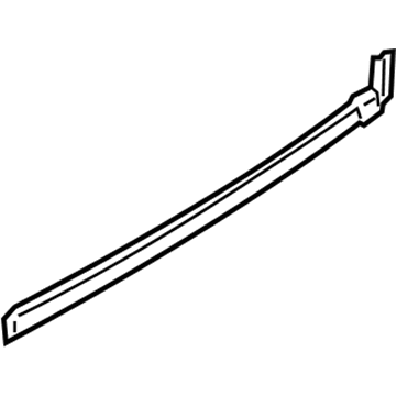 Nissan 90831-1PA0A Weatherstrip-Back Door, LH