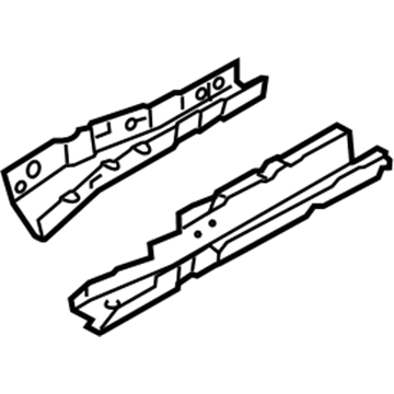 Ford AE8Z-5410456-A Rear Rail End