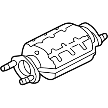 Kia 0K2BW20600 Catalytic Converter Assembly