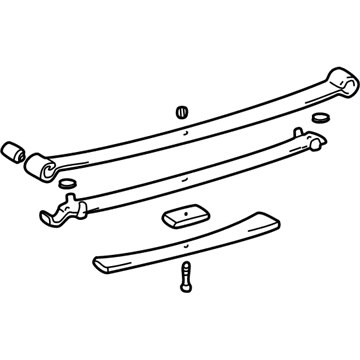 Toyota 48210-35771 Spring Assembly, Rear