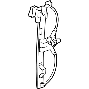 GM 22714333 Rear Side Door Window Regulator Assembly