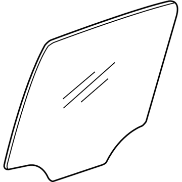 GM 22714360 Door Glass