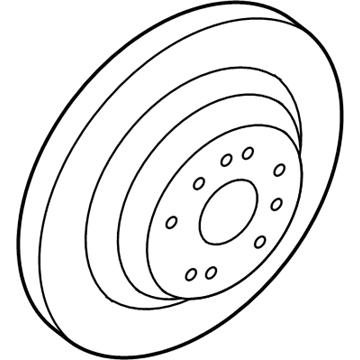 Hyundai 58411-3M000--DS Disc Assembly-Rear Brake