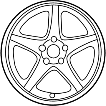 Ford 3R3Z-1007-FA Wheel, Alloy