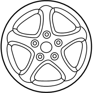 Ford 3R3Z-1007-AA Wheel, Alloy