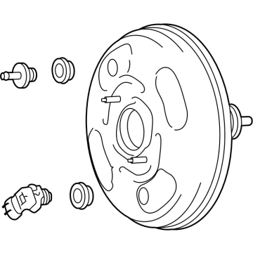 Lexus 44610-78140 BOOSTER ASSY, BRAKE