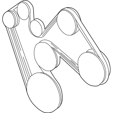 Mopar 5135746AA Belt-SERPENTINE