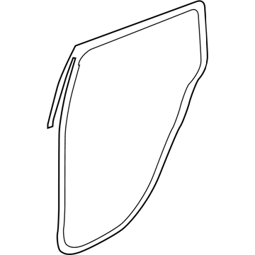 Mopar 55399215AG WEATHERSTRIP-Rear Door Opening