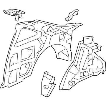 Honda 64300-SVB-A00ZZ Panel, R. RR. Inside