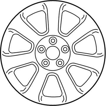 Hyundai 52910-3Y360 Wheel Assembly-Aluminium