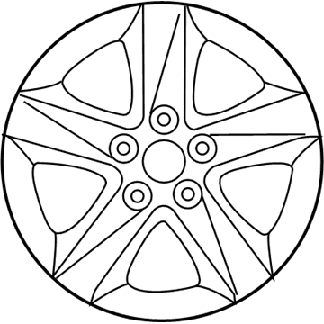 Hyundai 52910-3Y260 Wheel Assembly-Aluminium