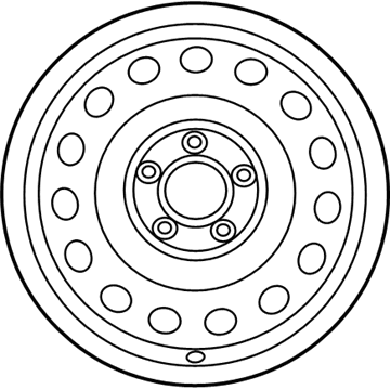 Hyundai 52910-3Y150 16 Inch Wheel