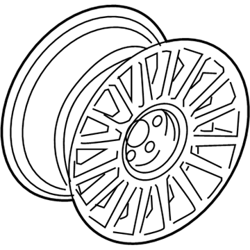 Ford 4W6Z-1007-BA Wheel, Alloy