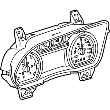 GM 84505062 Instrument Cluster Assembly