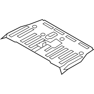 Nissan 74510-3NF0A Floor Re Front
